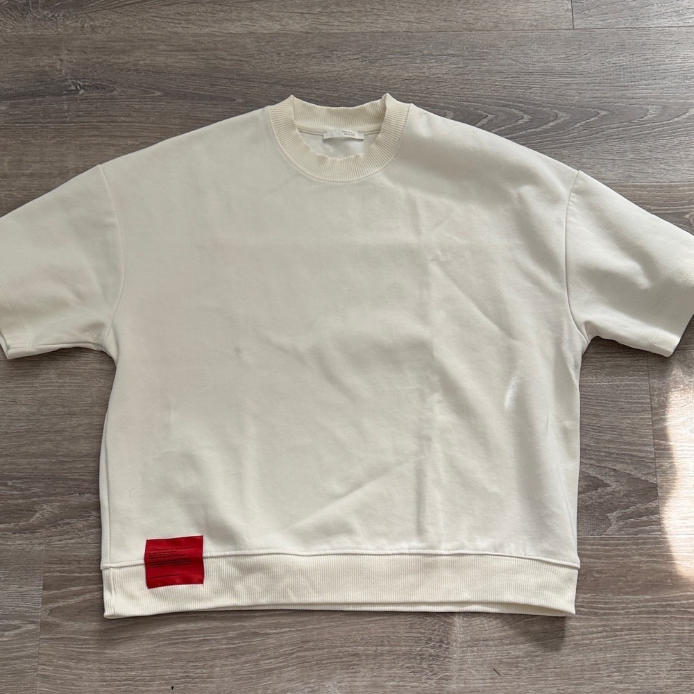 Zara Creamy white top